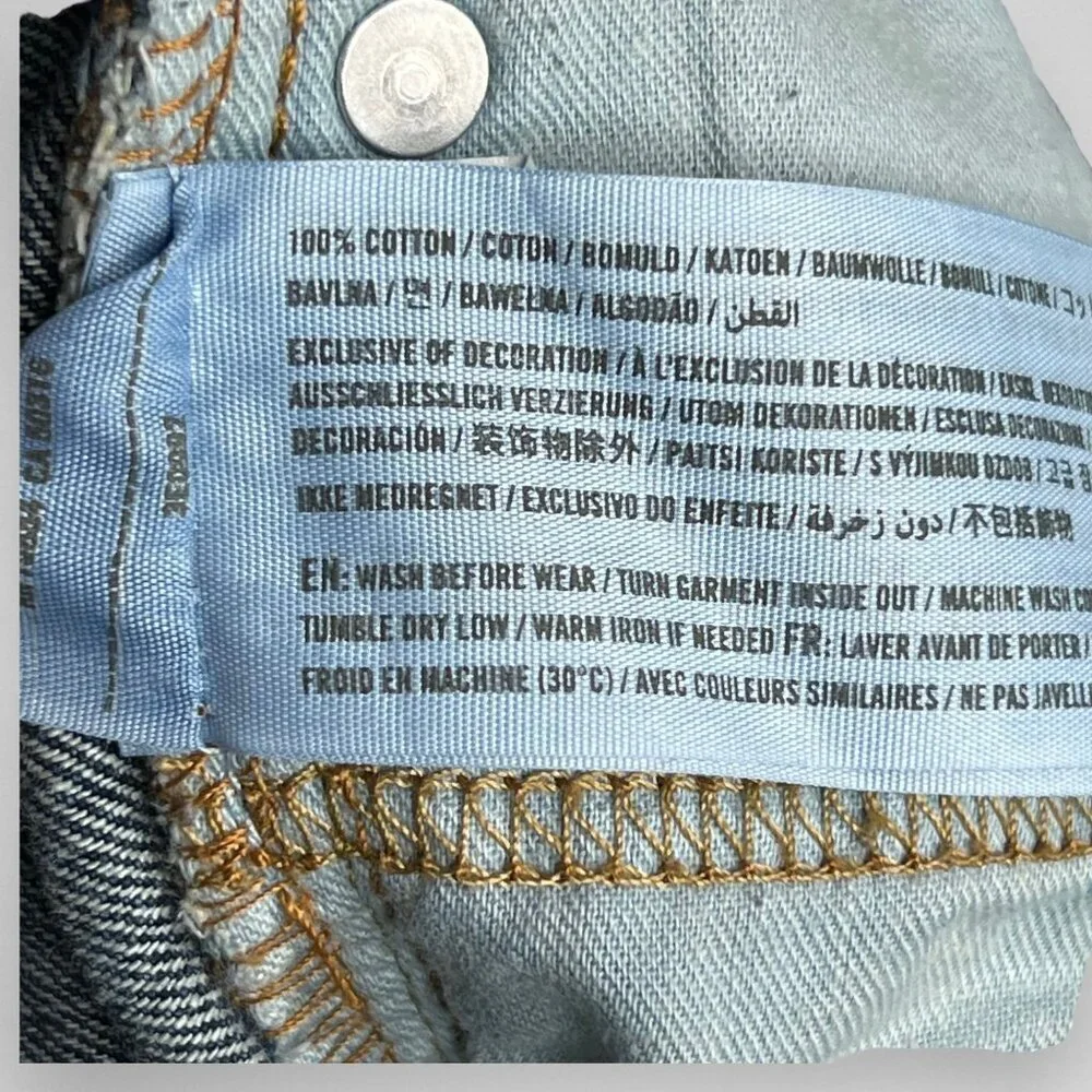 HOLLISTER 34 x 32 Men's Slim Straight Jeans Casual Streetwear‎